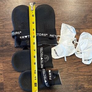Pawtectors Black Dog Boots Waterproof,  Lined & Insert